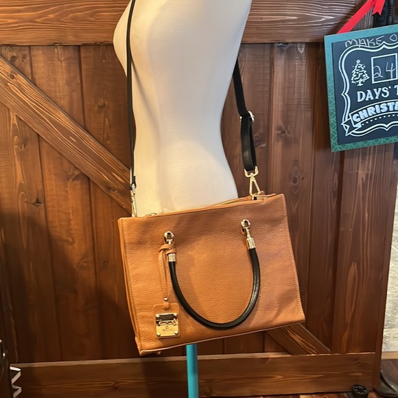 Valentina Bags Valentina Italia Brown Genuine Leather Crossbody